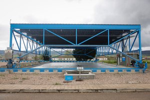 Canal de Isabel II pone en servicio un simulador de lluvias para contrastar técnicas de drenaje sostenible