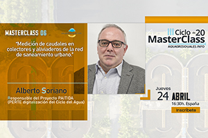 ¡Inscríbete ya! en la MasterClass 06 "Medición de caudales en colectores y aliviaderos de la red de saneamiento urbano"